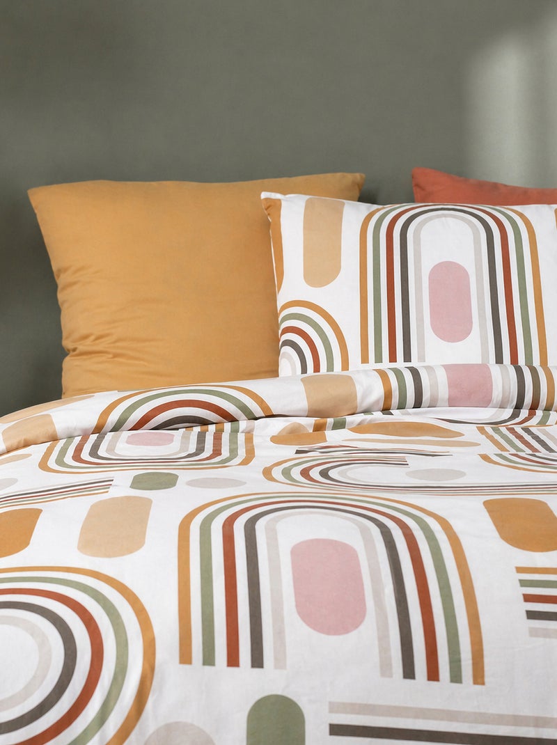 2-persoons dekbedovertrekset - 240 x 220 cm Wit - Kiabi