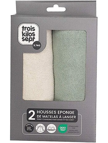 2 verschoningsmatrashoezen pack 2 kleuren