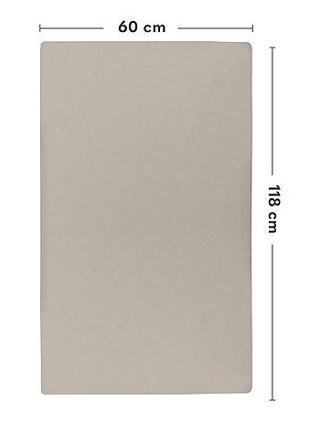 2 x Bamboe hoeslakens voor babybedje – LIONELO – Reisbedje – 120 x 60 cm – Universeel