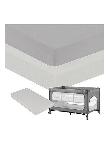 2 x Bamboe hoeslakens voor babybedje – LIONELO – Reisbedje – 120 x 60 cm – Universeel