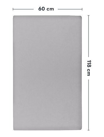 2 x Bamboe hoeslakens voor babybedje – LIONELO – Reisbedje – 120 x 60 cm – Universeel