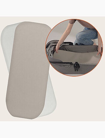 2 x Bamboe hoeslakens voor reiswieg – LIONELO – Universeel – 70 x 30 cm
