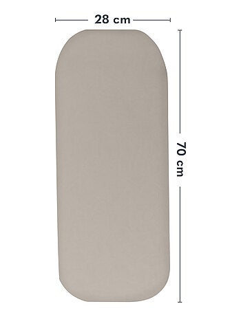 2 x Bamboe hoeslakens voor reiswieg – LIONELO – Universeel – 70 x 30 cm