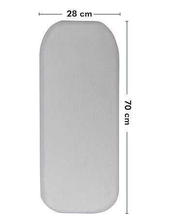 2 x Bamboe hoeslakens voor reiswieg – LIONELO – Universeel – 70 x 30 cm
