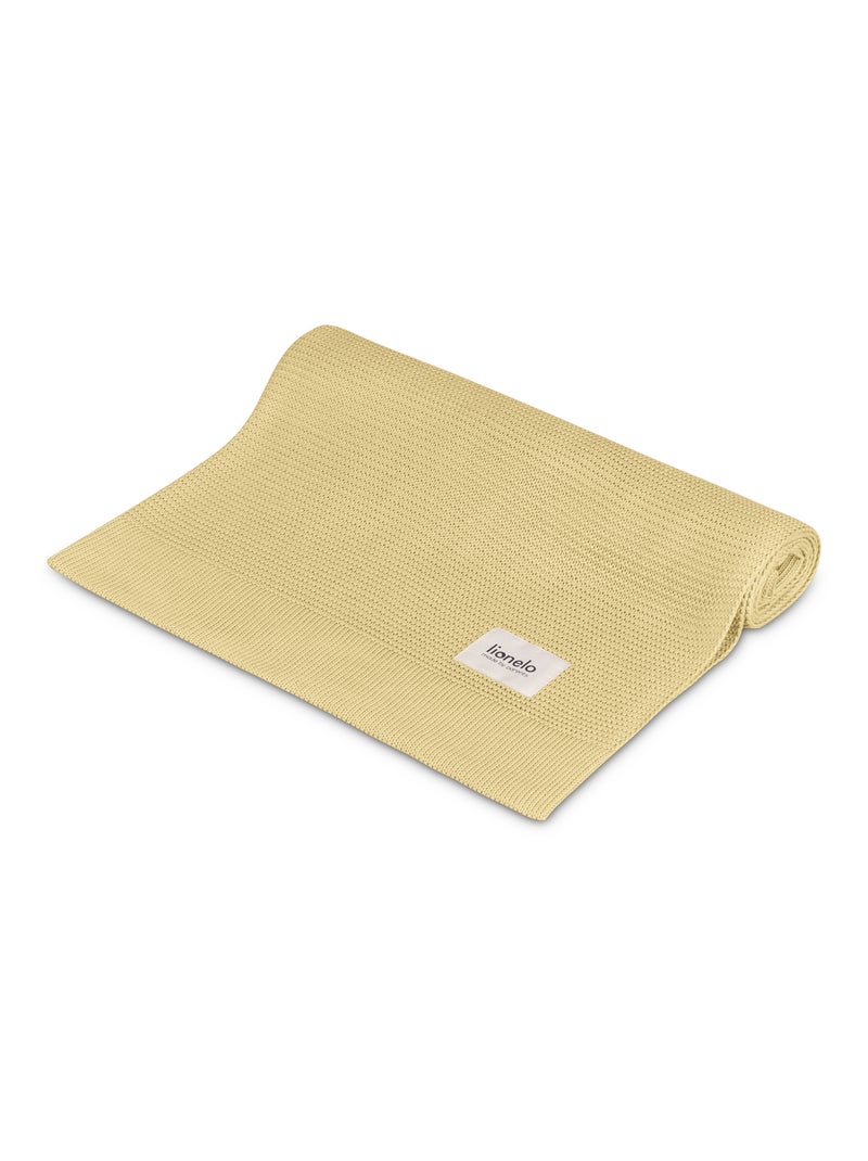 2 x Bamboedeken LIONELO – 75 x 100 cm – Kinderwagendeken – Hypoallergeen Rozegrijs - Kiabi