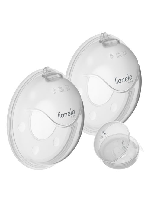 2 x Coques collectrices de lait LIONELO Milky Plus - 2 x 40 ml - Discret - Mains libre - Étui fermé - Kiabi