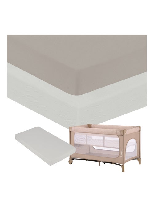 2 x Drap housse bambou pour lit bébé - LIONELO - Lit parapluie - 120 x 60 cm - Universelle - Kiabi 2 x Drap housse bambou pour lit bébé - LIONELO - Lit parapluie - 120 x 60 cm - Universelle - Kiabi