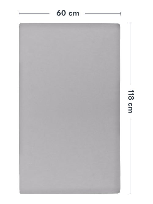 2 x Drap housse bambou pour lit bébé - LIONELO - Lit parapluie - 120 x 60 cm - Universelle - Kiabi