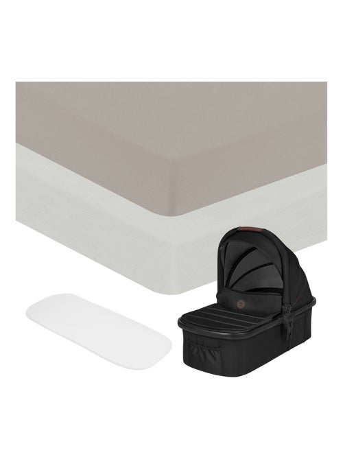 2 x Drap housse bambou pour nacelle - LIONELO - Universelle - 70 x 30 cm - Kiabi 2 x Drap housse bambou pour nacelle - LIONELO - Universelle - 70 x 30 cm - Kiabi