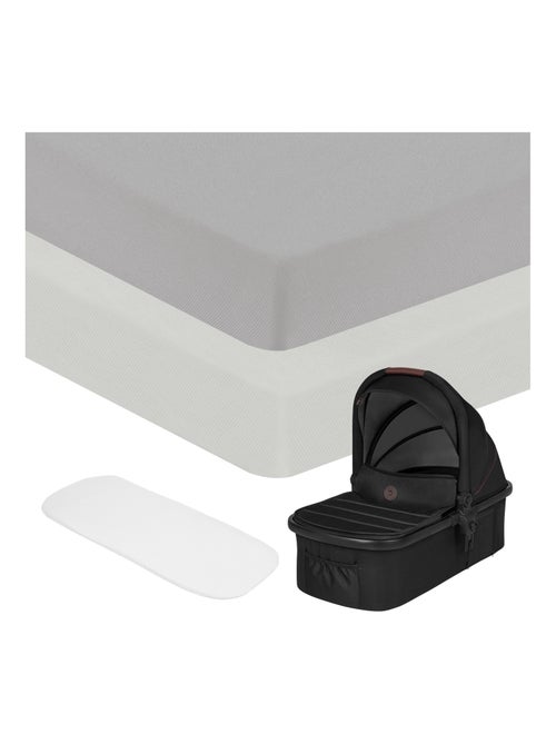 2 x Drap housse bambou pour nacelle - LIONELO - Universelle - 70 x 30 cm - Kiabi 2 x Drap housse bambou pour nacelle - LIONELO - Universelle - 70 x 30 cm - Kiabi