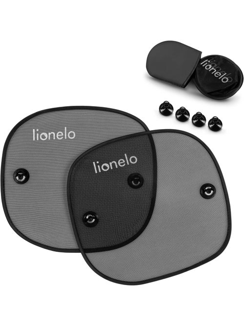 2 x Pare-Soleil de voiture 44x38 cm- LIONELO - Universel pour enfants - Protection UV - Noir - Kiabi 2 x Pare-Soleil de voiture 44x38 cm- LIONELO - Universel pour enfants - Protection UV - Noir - Kiabi