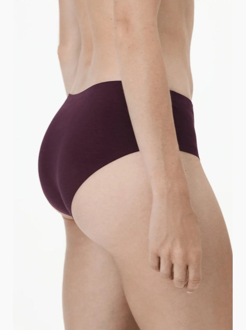 24 hours slip hipster penti Rouge bordeaux - Kiabi