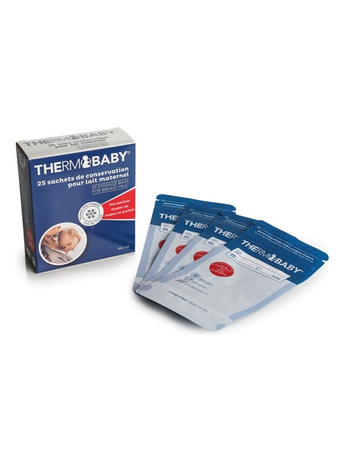25 sachets conservation de lait th - Kiabi