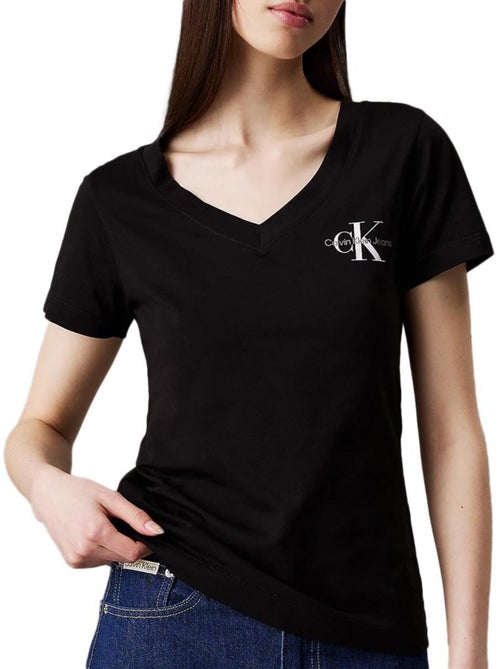 2x T-Shirt Femme Calvin Klein Jeans - Kiabi 2x T-Shirt Femme Calvin Klein Jeans - Kiabi