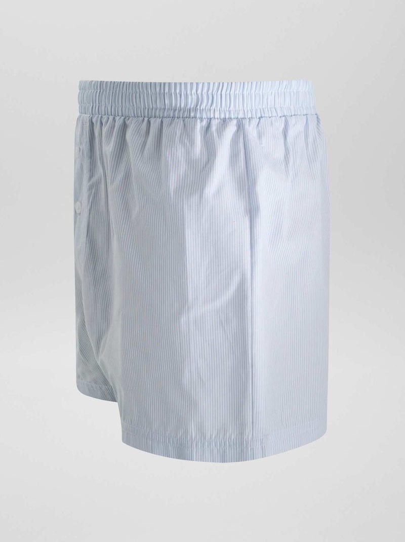 3 boxershorts BLAUW - Kiabi