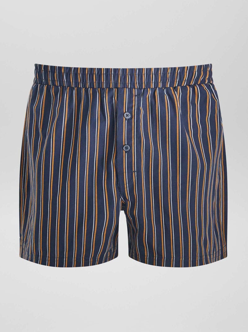 3 boxershorts BLAUW - Kiabi