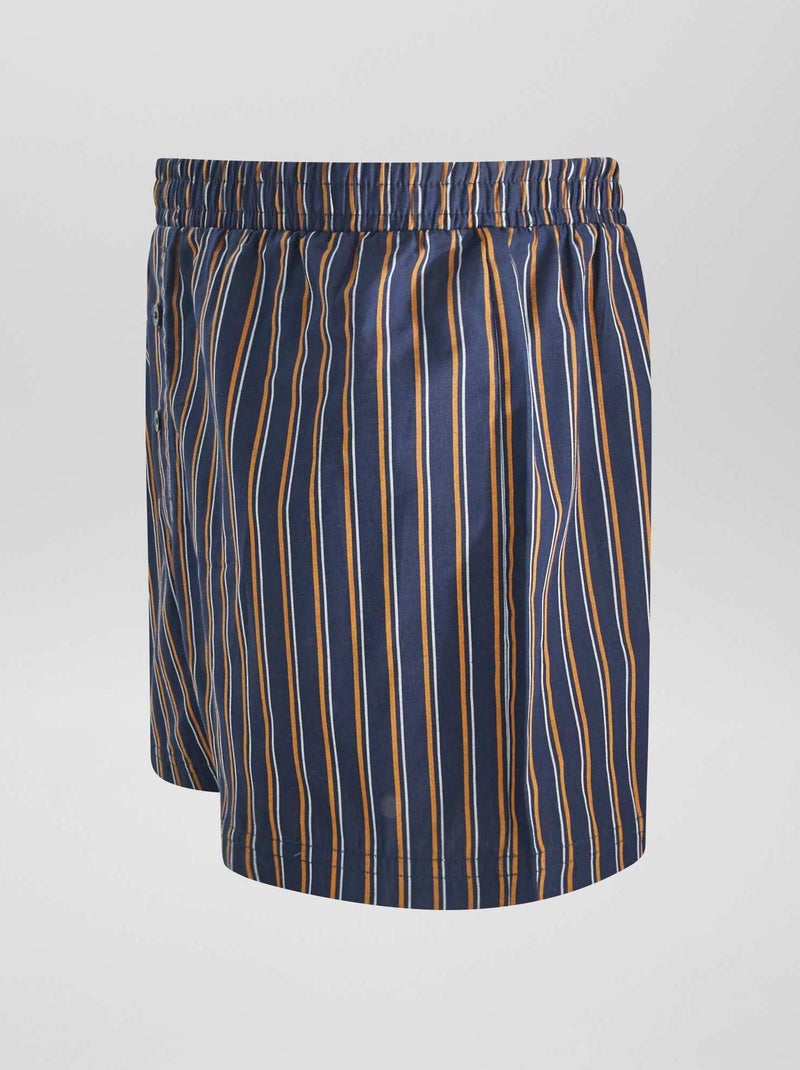 3 boxershorts BLAUW - Kiabi