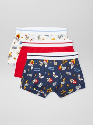 3 boxershorts