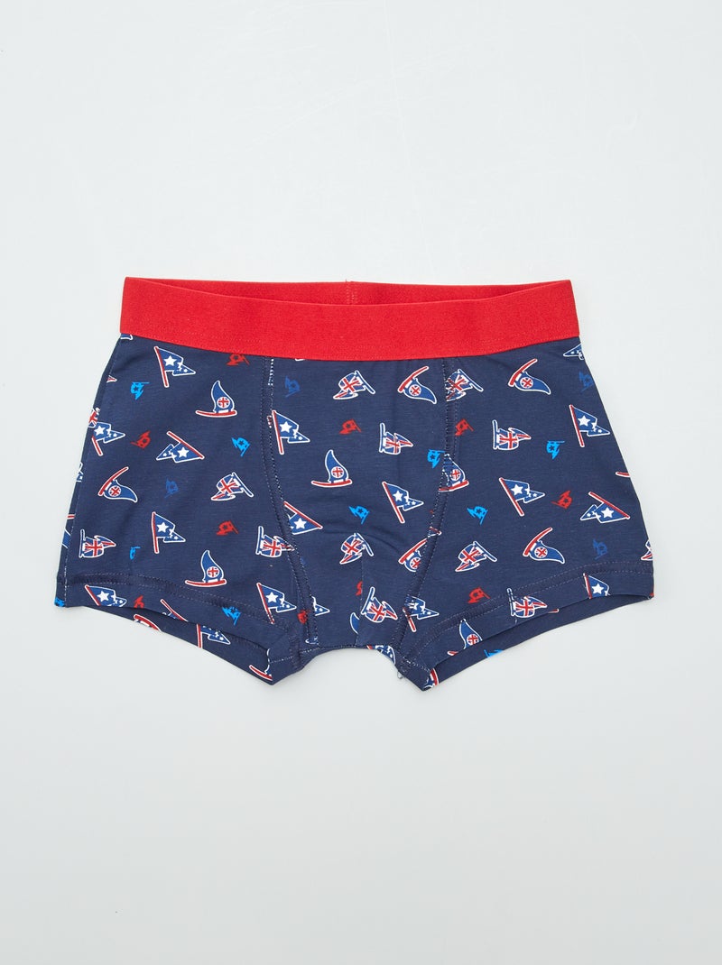 3 boxershorts BLAUW - Kiabi