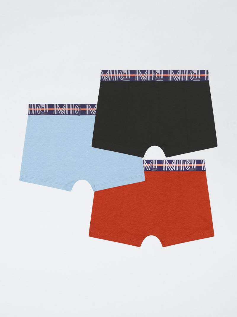 3 boxershorts 'DIM' Blauw - Kiabi