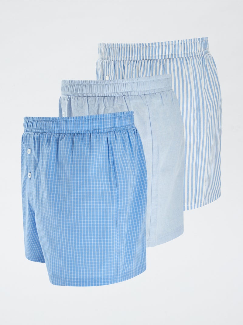 3 boxershorts Zwart - Kiabi