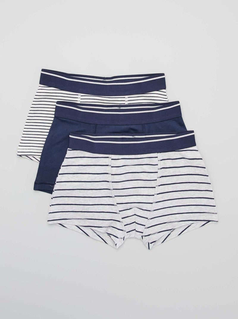 3 boxershorts ZWART - Kiabi