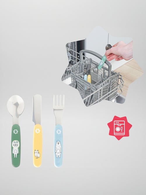 3-delig Badabulle-bestek - Kiabi 3-delig Badabulle-bestek - Kiabi
