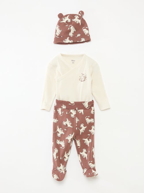 3-delig setje: rompertje + legging + mutsje 'Disney' - Kiabi
