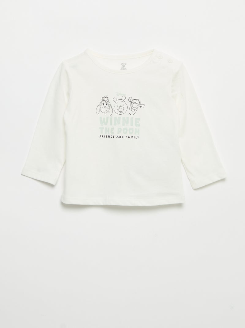 3-delige 'Disney' set - Sweater + broek + T-shirt met lange mouwen Biege - Kiabi