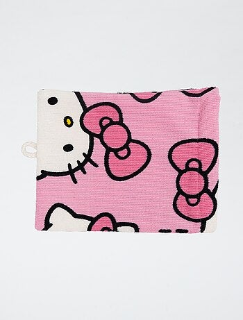 3-delige handdoekenset met Hello Kitty-print