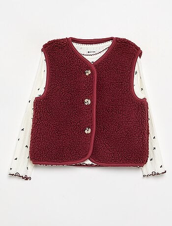 3-delige pyjamaset - T-shirt + broek + mouwloos vest
