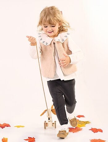3-delige set - Mouwloze gilet + T-shirt + broek