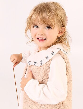 3-delige set - Mouwloze gilet + T-shirt + broek