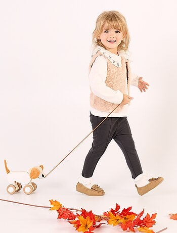 3-delige set - Mouwloze gilet + T-shirt + broek