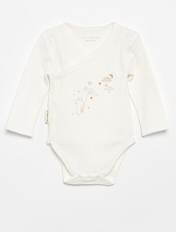 3-delige set 'Petit Béguin' - Romper + pyjama + knuffeldoekje