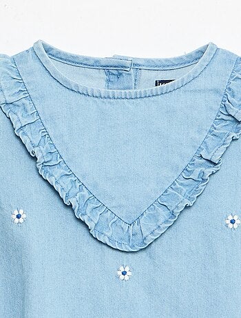 3-delige set tuinbroek + hoedje + sokken