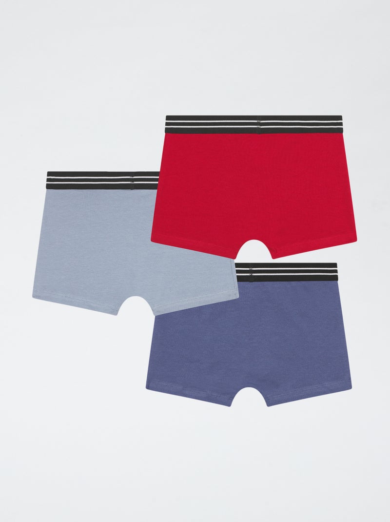 3 'DIM'-boxershorts Blauw - Kiabi
