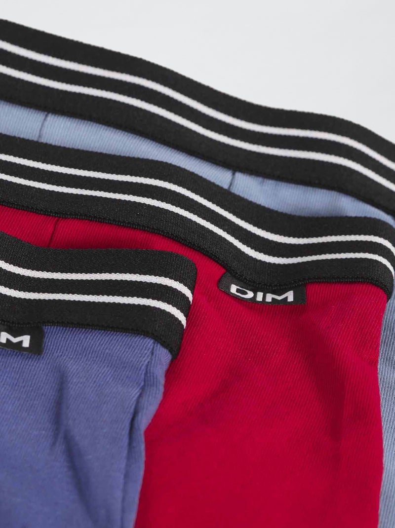 3 'DIM'-boxershorts Blauw - Kiabi