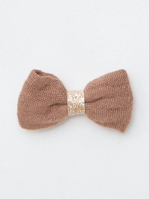 3 haarklemmetjes met strikje - Kiabi