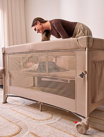 3-in-1 co-sleeper LIONELO Ellen – Reisbedje – Babybox – Matras met hoge dichtheid – Wieltjes