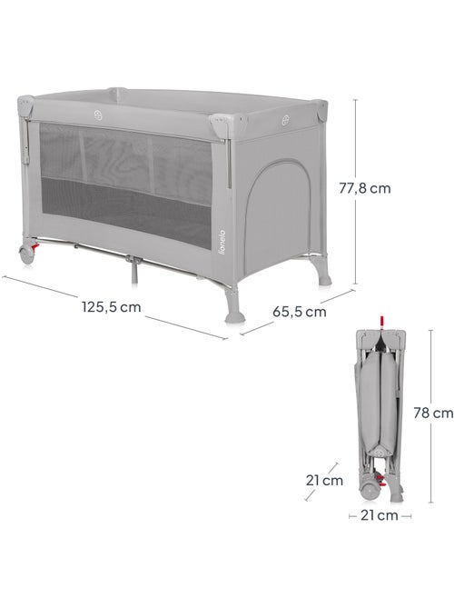 3-in-1 co-sleeper LIONELO Ellen – Reisbedje – Babybox – Matras met hoge dichtheid – Wieltjes - Kiabi 3-in-1 co-sleeper LIONELO Ellen – Reisbedje – Babybox – Matras met hoge dichtheid – Wieltjes - Kiabi