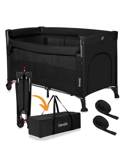 3-in-1 co-sleeper LIONELO Ellen – Reisbedje – Babybox – Matras met hoge dichtheid – Wieltjes - Kiabi 3-in-1 co-sleeper LIONELO Ellen – Reisbedje – Babybox – Matras met hoge dichtheid – Wieltjes - Kiabi