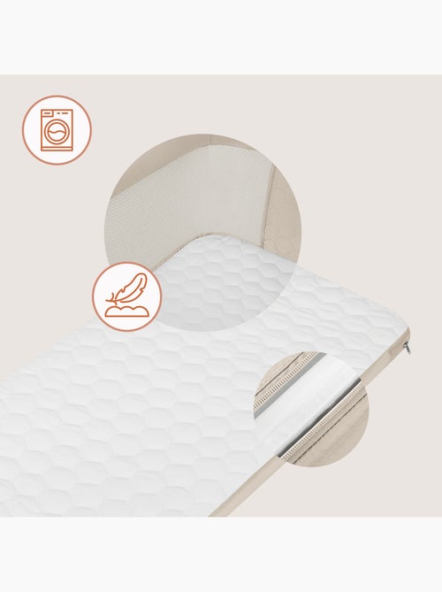 3-in-1 co-sleepingbed LIONELO Jodie - Wieg - In hoogte en hellingshoek verstelbaar - Kiabi 3-in-1 co-sleepingbed LIONELO Jodie - Wieg - In hoogte en hellingshoek verstelbaar - Kiabi