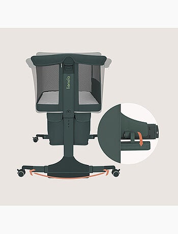 3-in-1 co-sleepingbed LIONELO Jodie - Wieg - In hoogte en hellingshoek verstelbaar