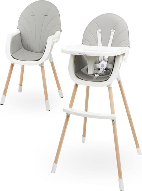 3-in-1 kinderstoel amelia – evolutief, comfortabel en gemaakt van beukenhout - Kiabi 3-in-1 kinderstoel amelia – evolutief, comfortabel en gemaakt van beukenhout - Kiabi