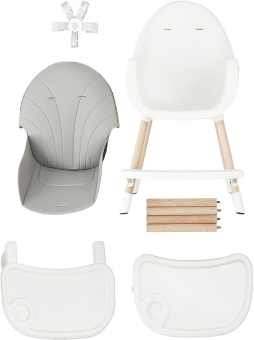 3-in-1 kinderstoel amelia – evolutief, comfortabel en gemaakt van beukenhout - Kiabi 3-in-1 kinderstoel amelia – evolutief, comfortabel en gemaakt van beukenhout - Kiabi