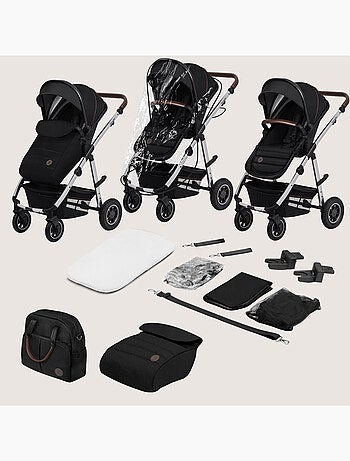 3-in-1 Kinderwagen LIONELO Amber - 0-22 kg - Set kinderwagen, reiswieg, autostoeltje en accessoires