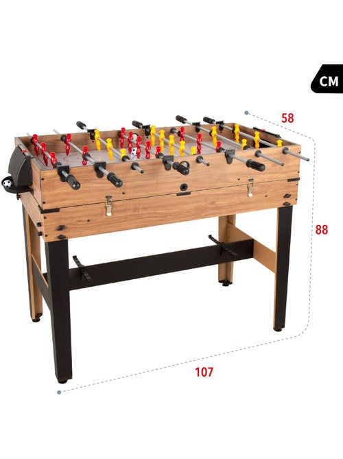 3-in-1 multi-game tafel: tafelvoetbal/biljart/hockey 107x58x88 cm cb games - Kiabi 3-in-1 multi-game tafel: tafelvoetbal/biljart/hockey 107x58x88 cm cb games - Kiabi