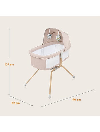 3-in-1 reisbedje LIONELO Malin Evo – Babybedje – Wielen – Matras inbegrepen – Tas