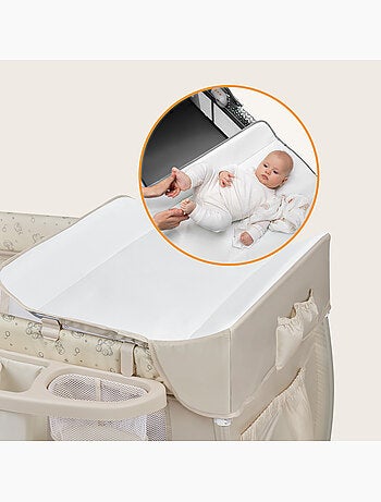 3-in-1 reisbedje LIONELO Sven Plus – Babybox – 0-36 maanden – Verschoontafel – Klamboe